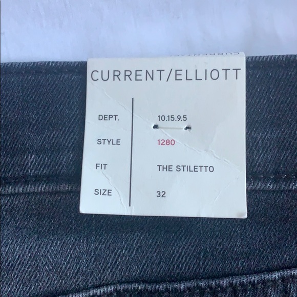CURRENT/ELLIOTT  Women’s Jeans, 32 Stiletto - Picture 8 of 8